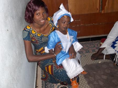 moi et ma petite soeur mame diarra